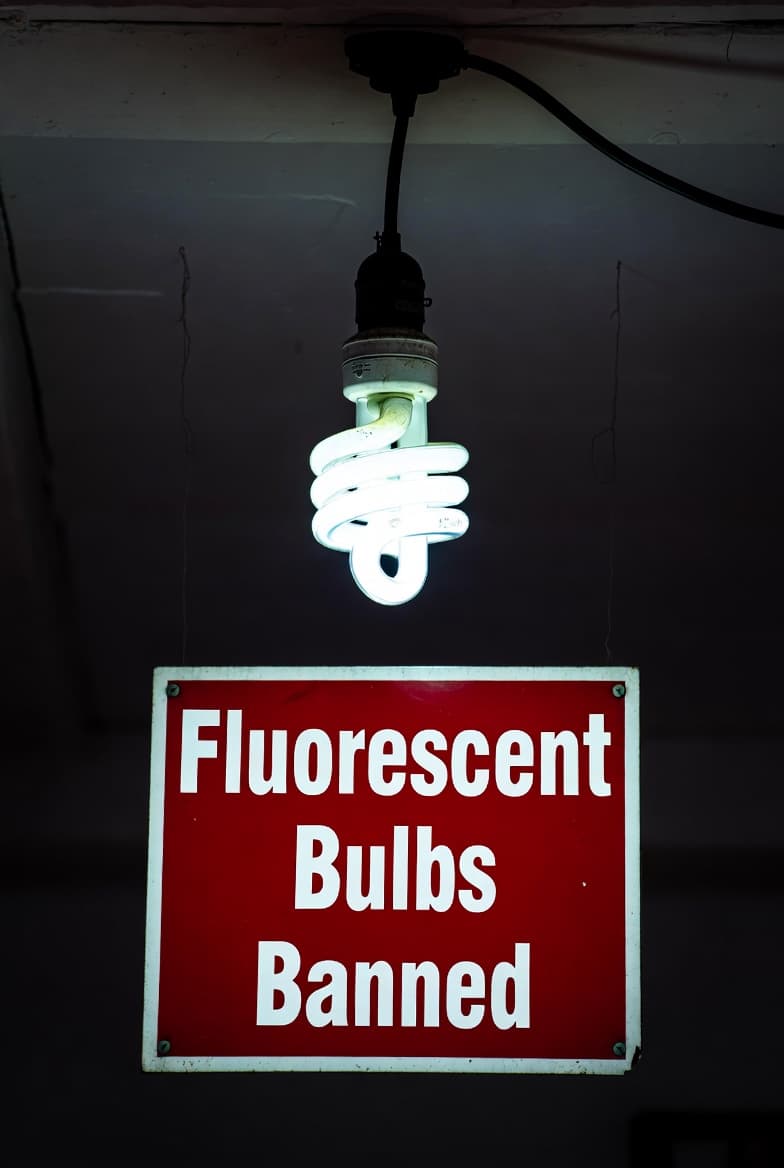 Fluorescent Bulb Ban