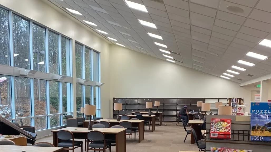 library lighting