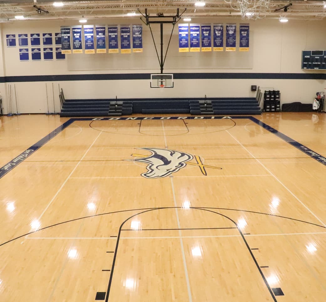 Concordia Lutheran High School Gymnasium Lighting Retrofit, image 1