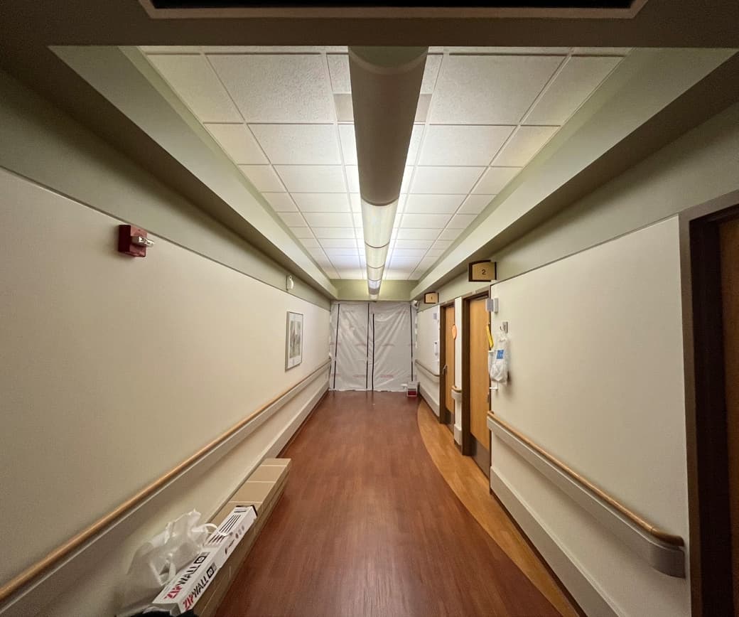 Corewell Health Lighting Retrofit, before