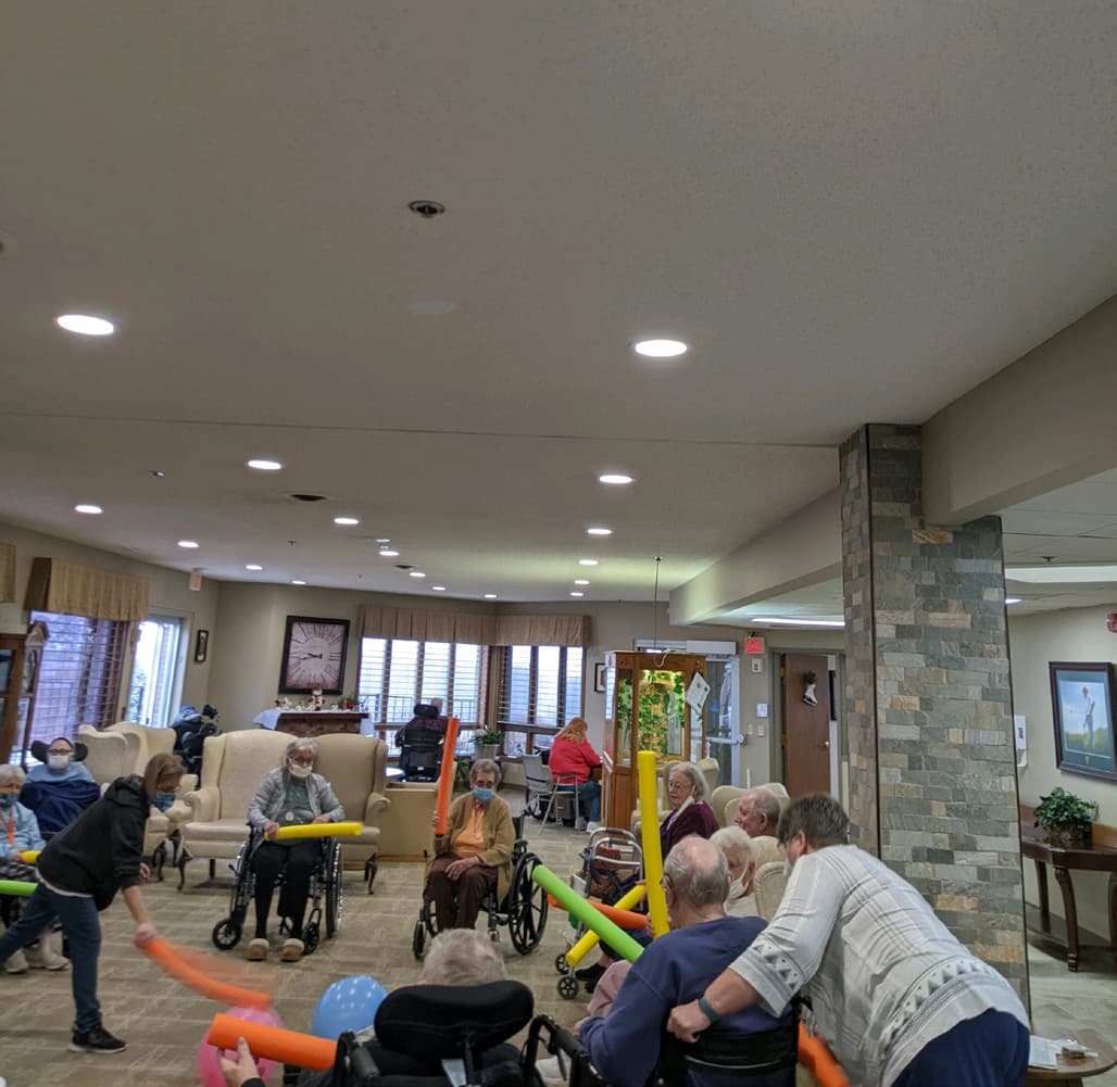 Oakland Heights Nursing Home Lighting Upgrade, after