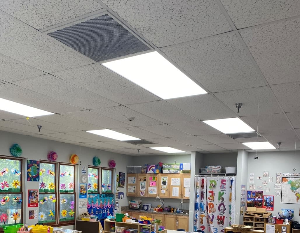 Open Arms Daycare LED Lighting Retrofit, after image 1