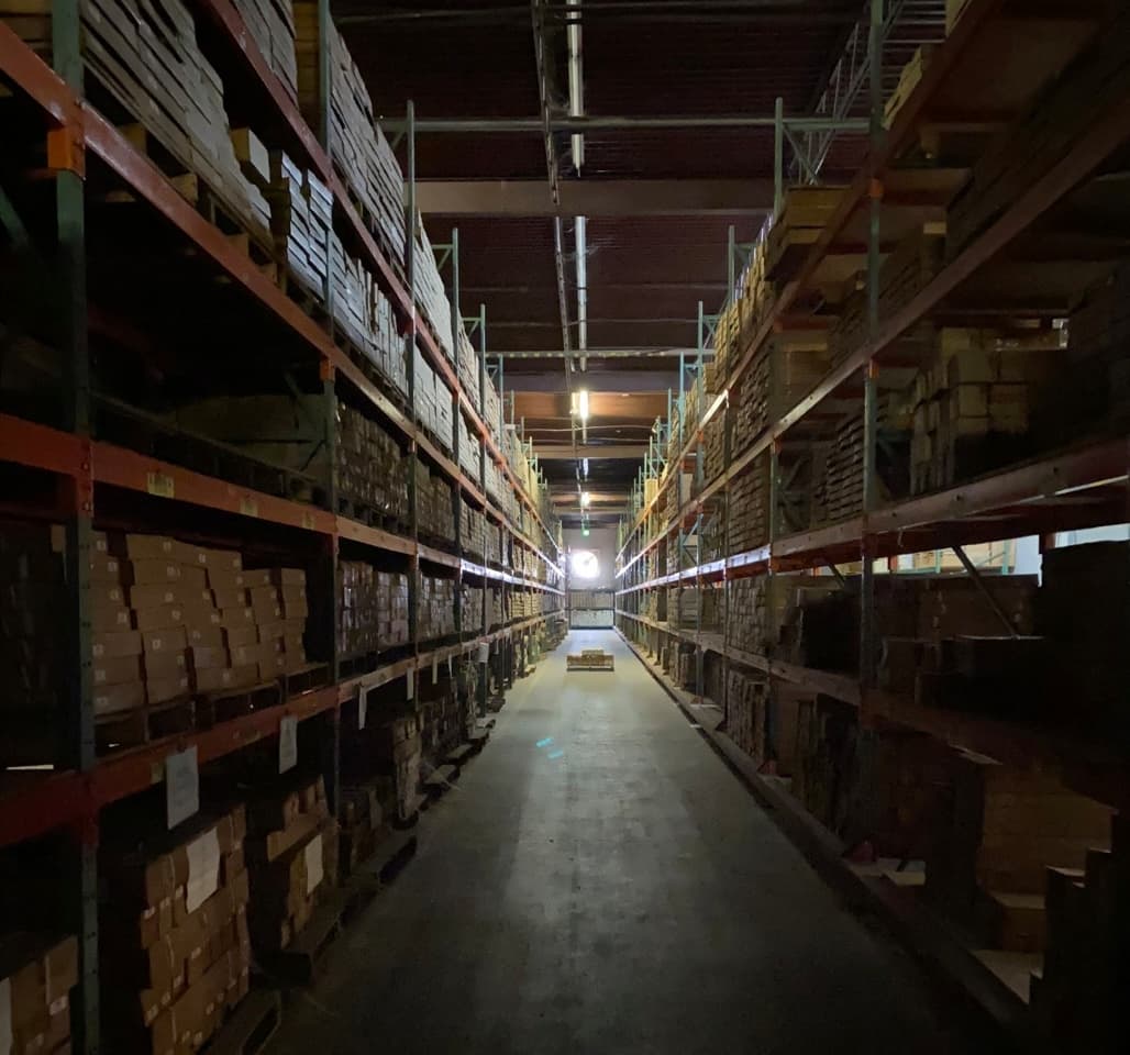 University Of Oklahoma Warehouse LED Retrofit, before